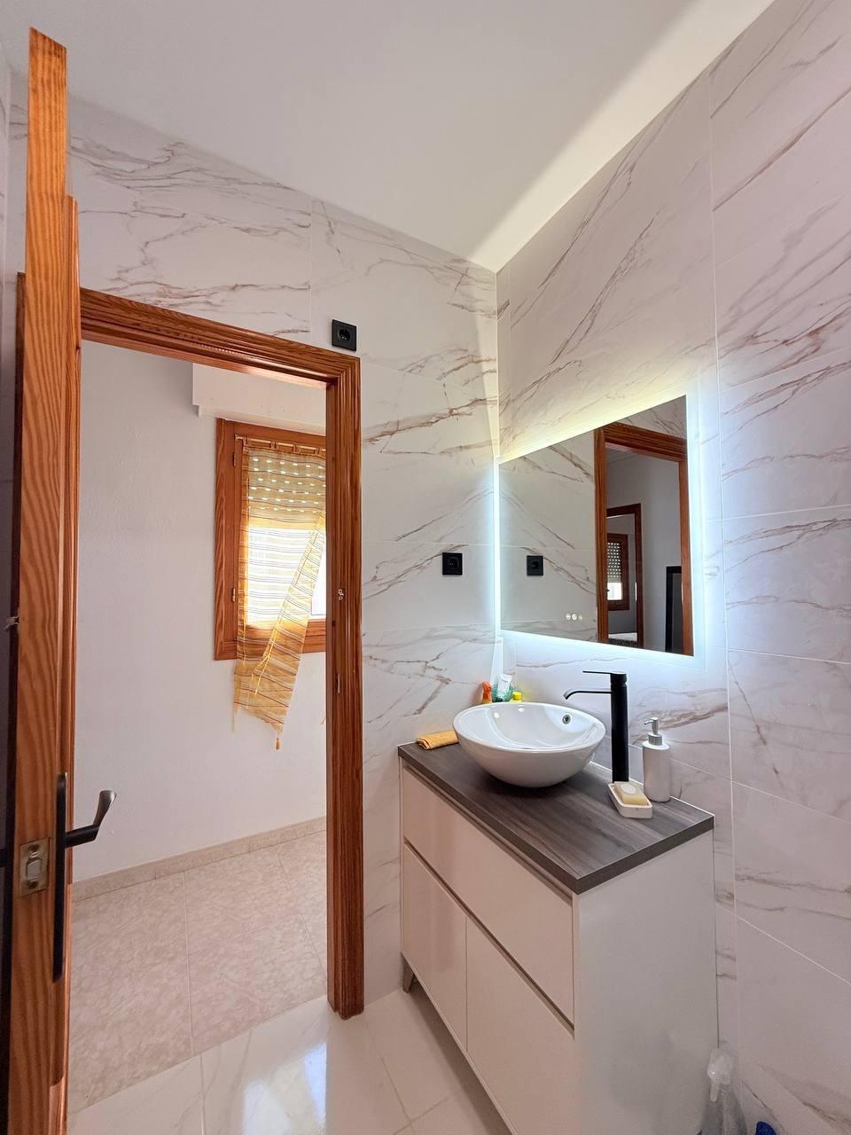 Pool area in penthouse for sale in Torrevieja