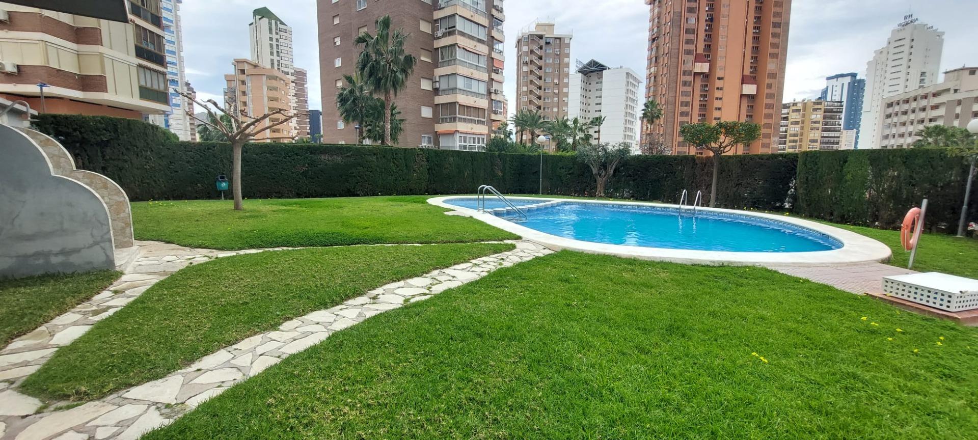 Master bedroom in apartment for sale in Benidorm
