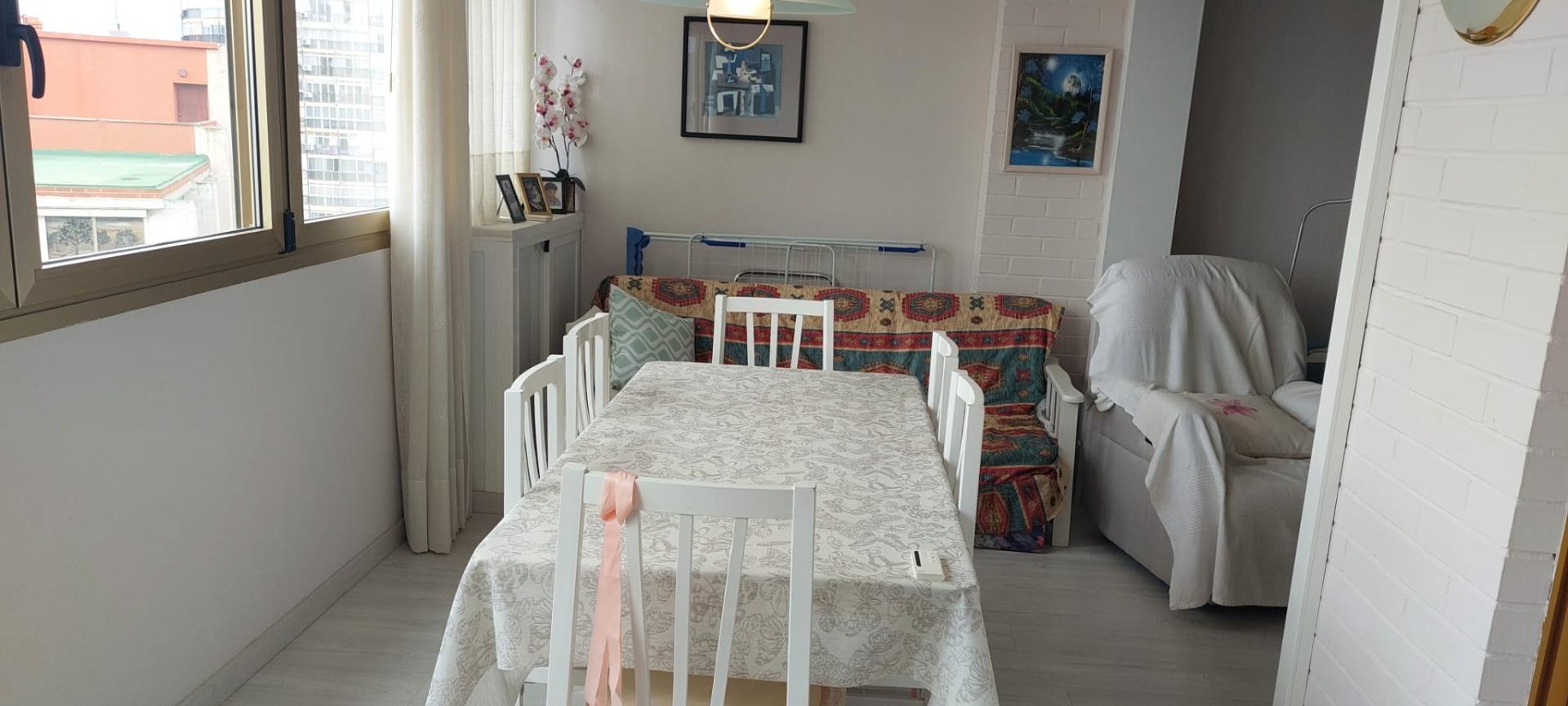 Pool area in apartment for sale in Benidorm