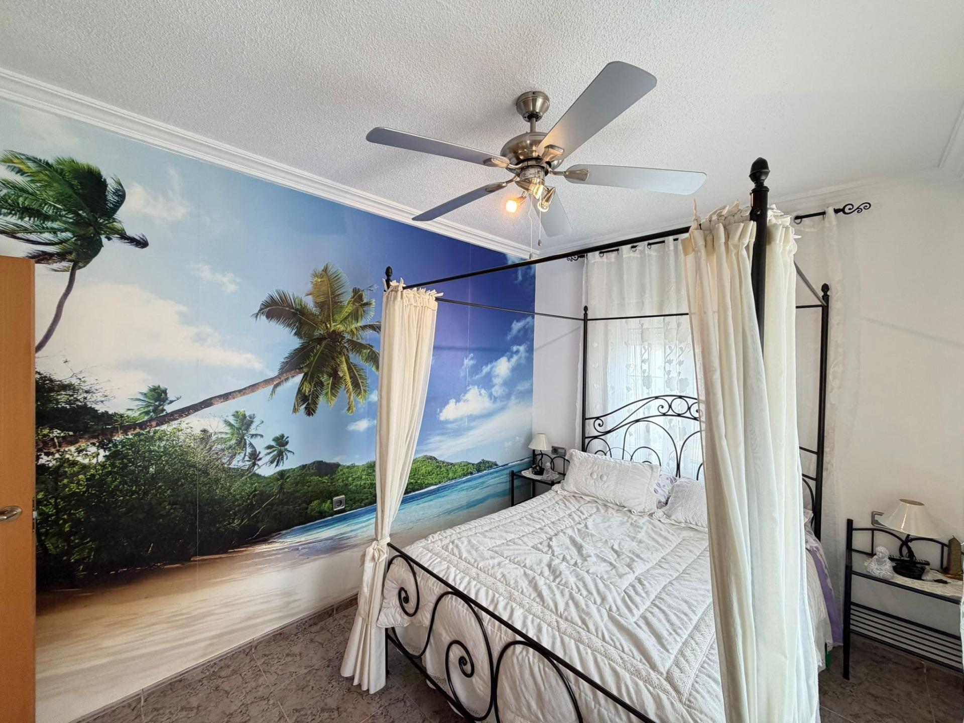 Master bedroom in villa for sale in Lo Pagan