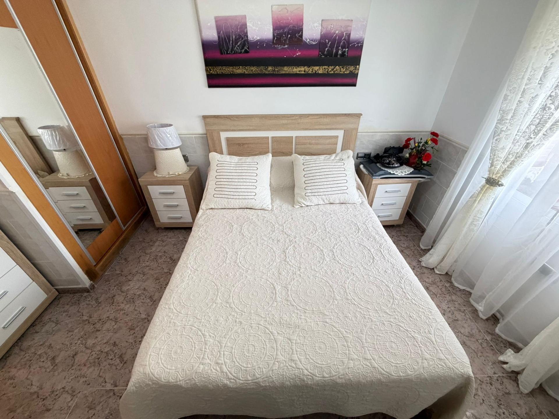 Master bedroom in villa for sale in Lo Pagan