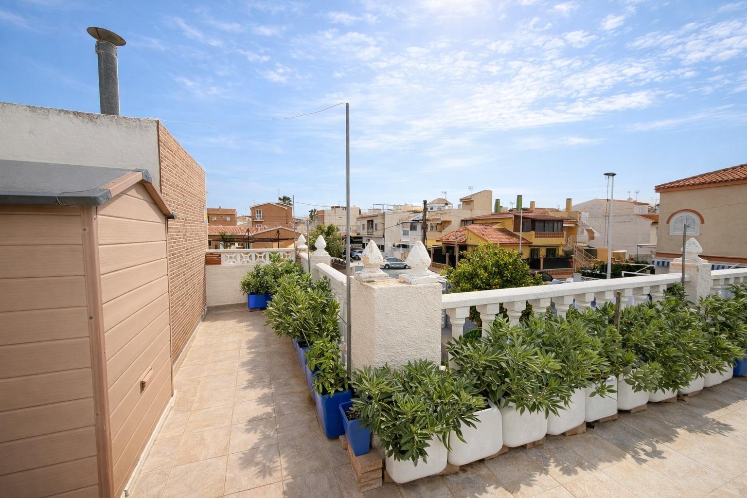 Pool area in villa for sale in Lo Pagan