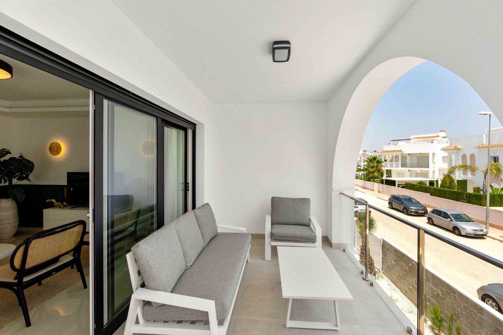 Living room in penthouse for sale in Ciudad Quesada