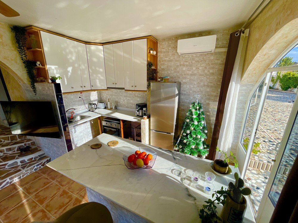 Pool area in villa for sale in Ciudad Quesada