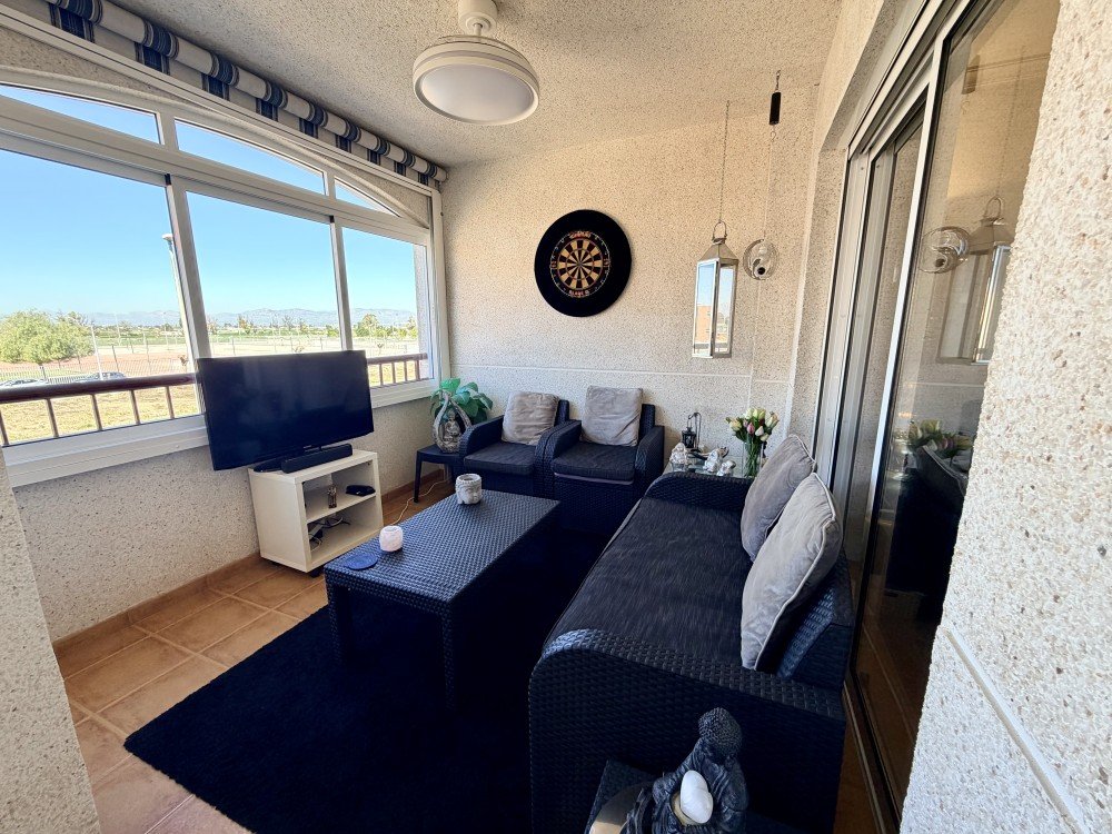 Pool area in apartment for sale in San Fulgencio