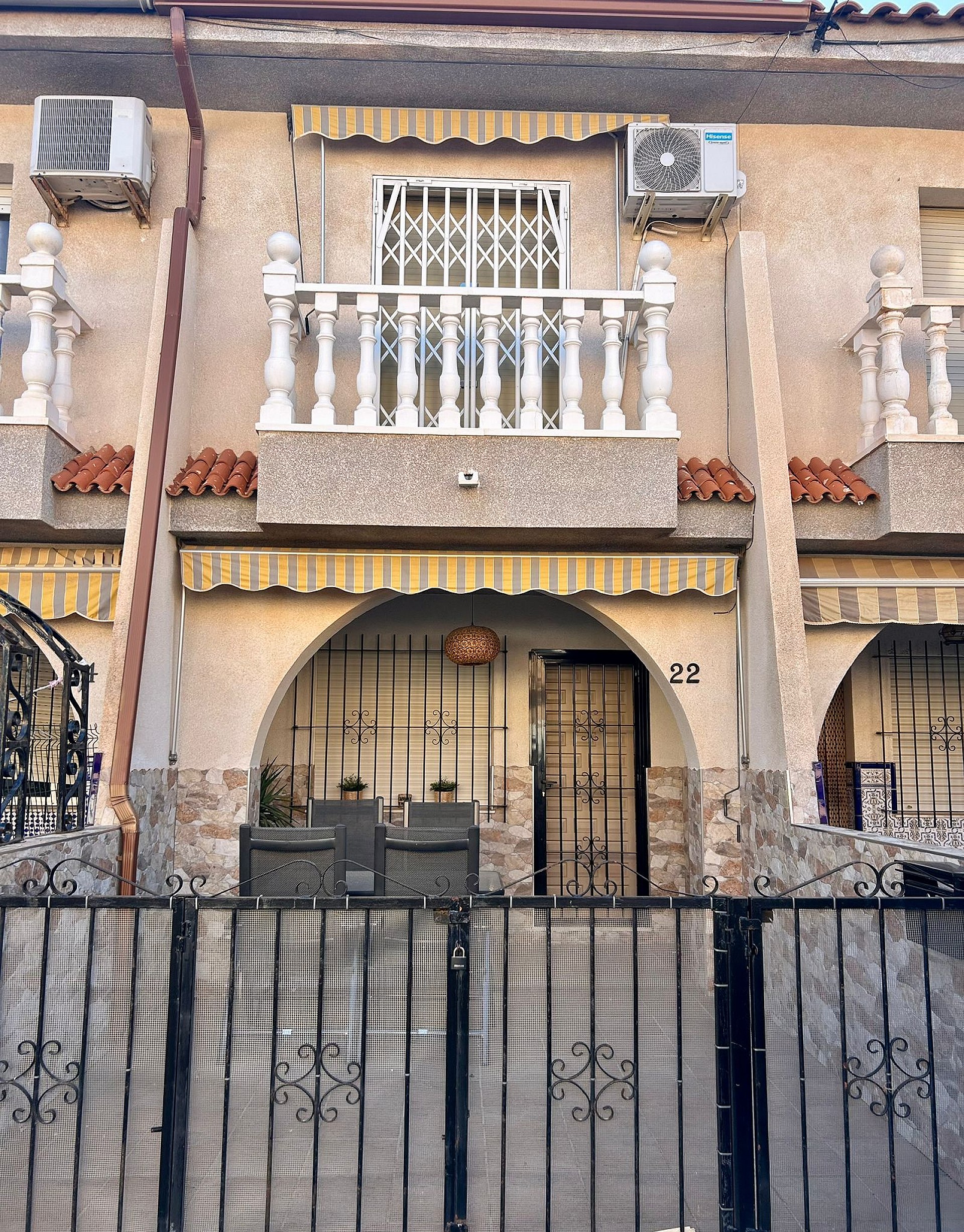 Master bedroom in terraced for sale in San Pedro del Pinatar
