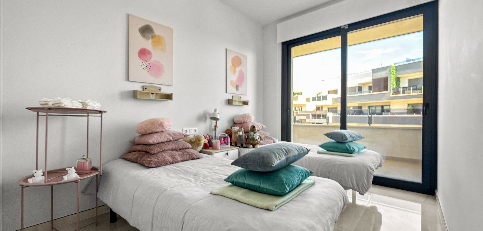 Master bedroom in apartment for sale in Orihuela Costa