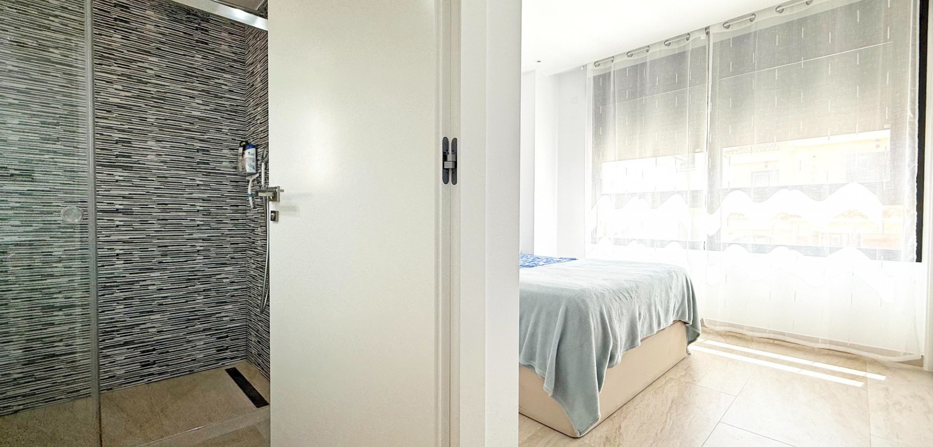 Master bedroom in villa for sale in Orihuela Costa