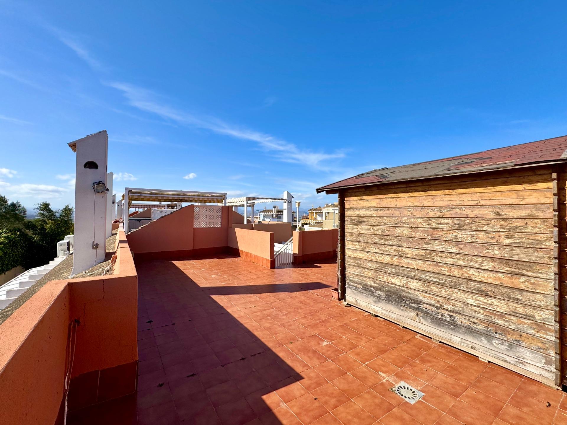Pool area in terraced for sale in Gran Alacant
