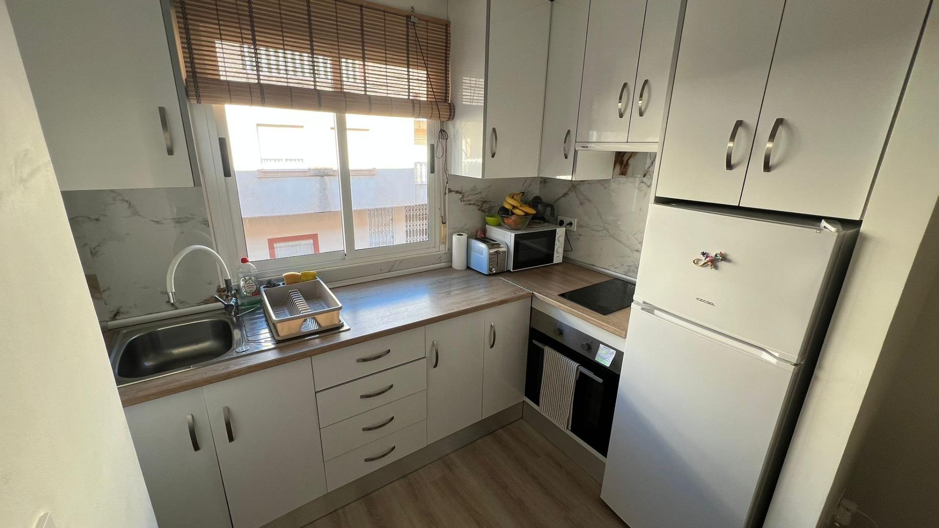 Pool area in apartment for sale in Torrevieja