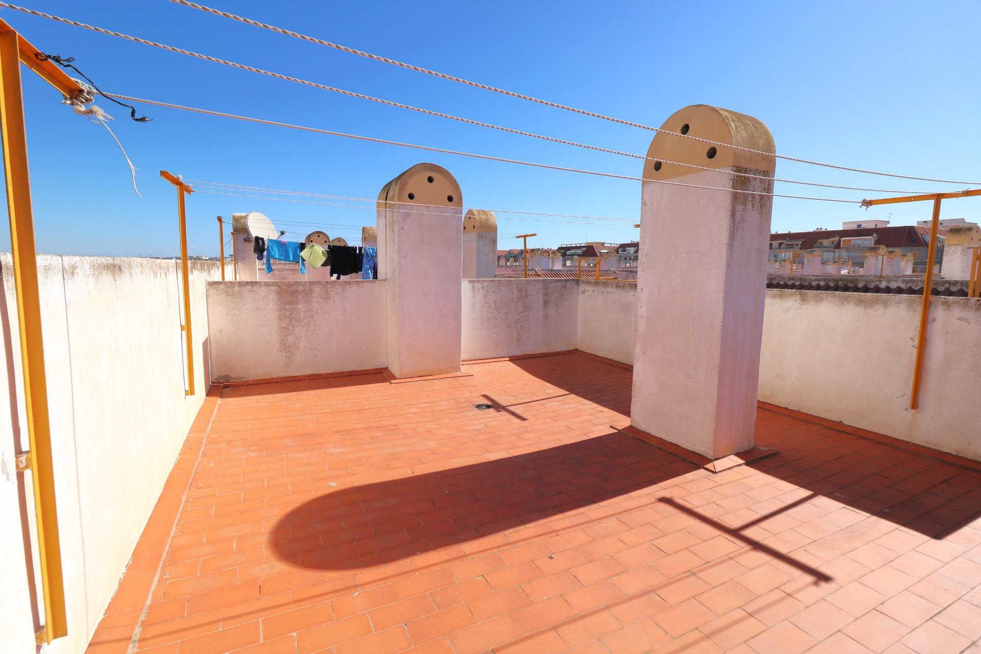 Terrace in penthouse for sale in Torrevieja