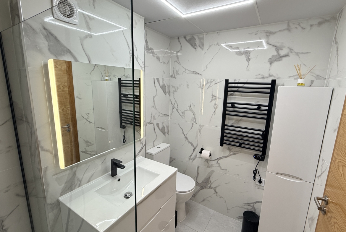 Garden in apartment for sale in Hacienda Riquelme Golf Resort