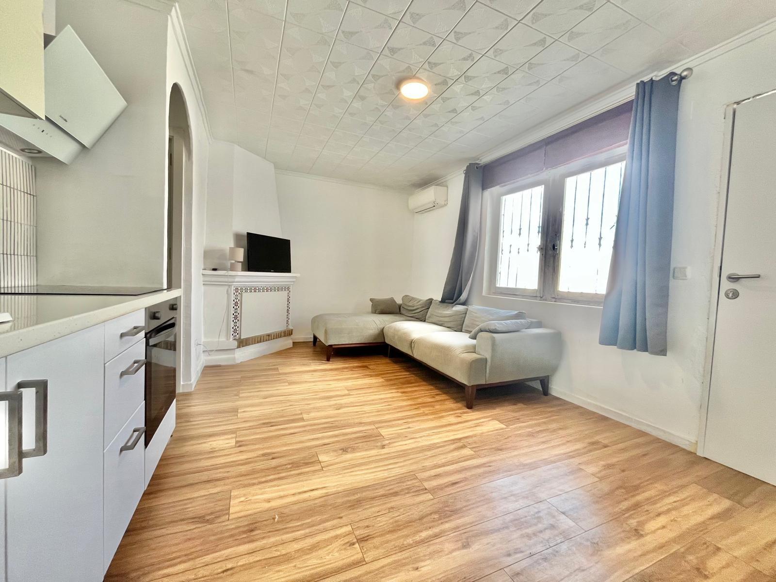Pool area in bungalow for sale in Torrevieja