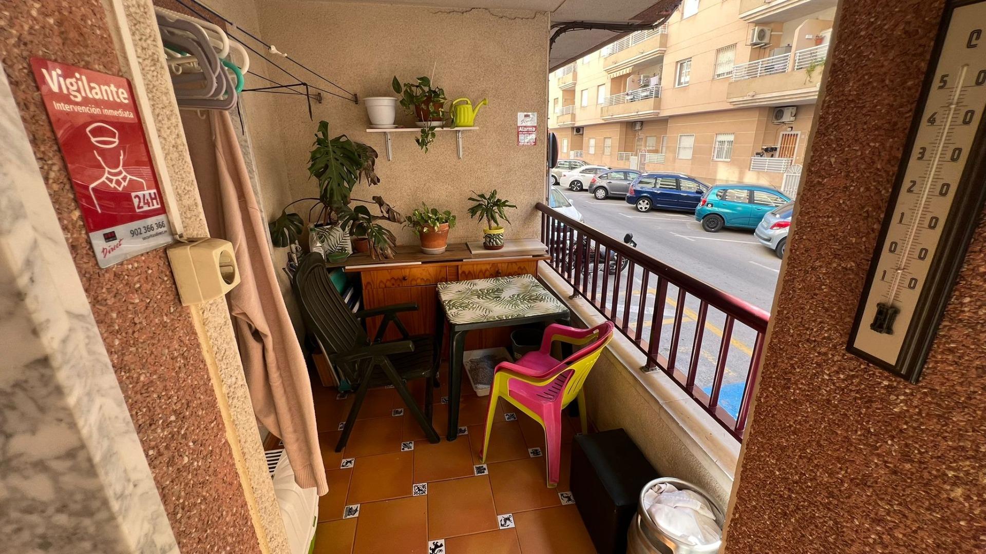 Pool area in apartment for sale in Torrevieja