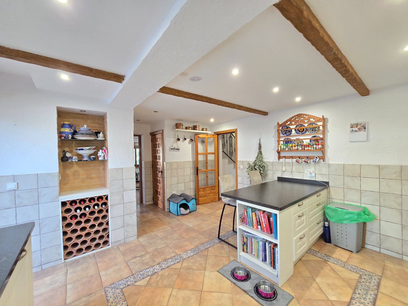 Pool area in villa for sale in Orihuela Costa
