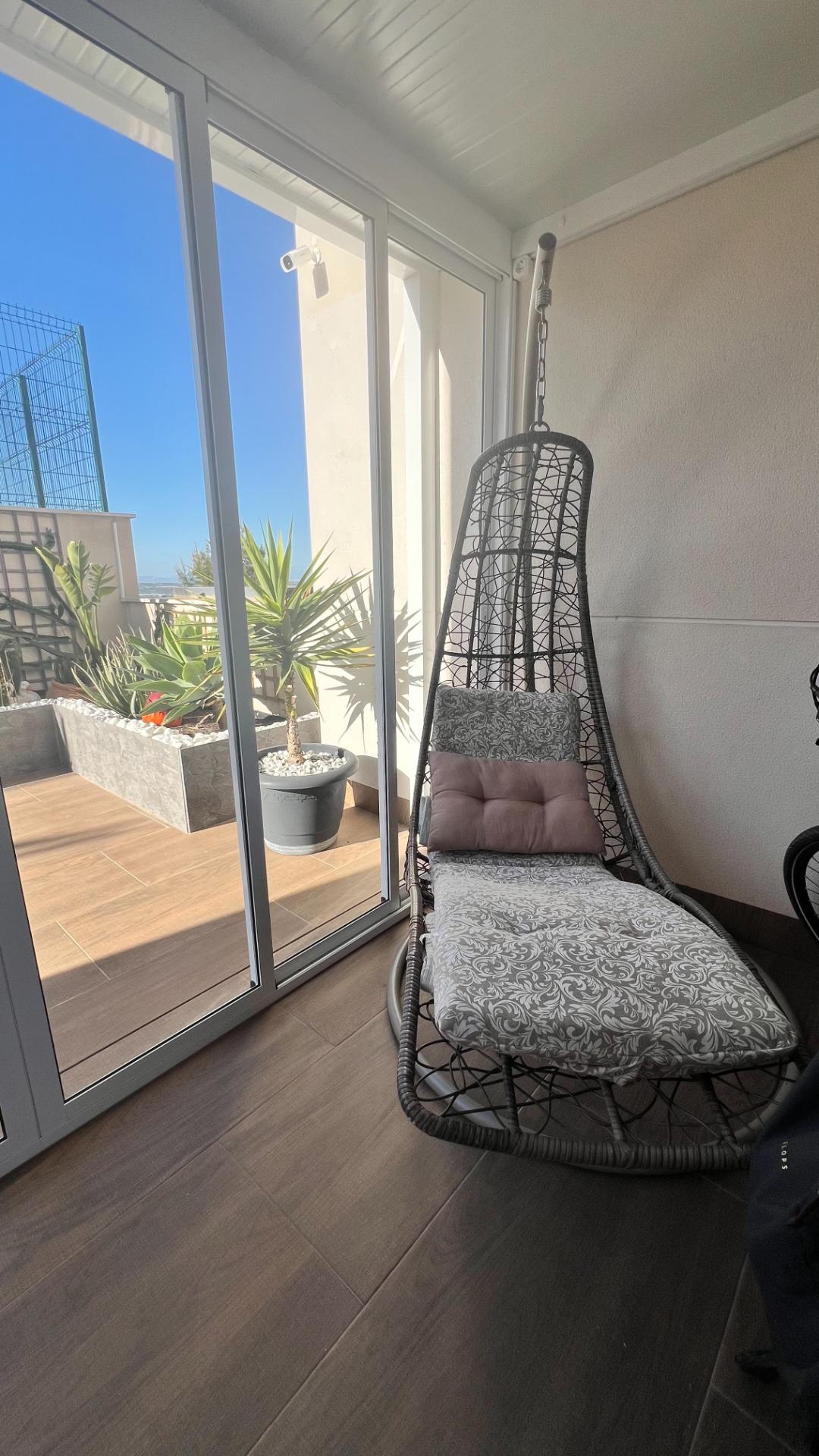 Pool area in apartment for sale in San Miguel de Salinas
