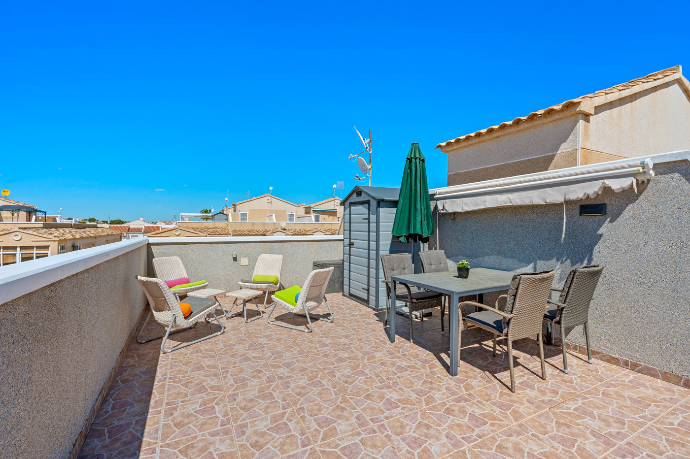 Exterior view in bungalow for sale in Orihuela Costa