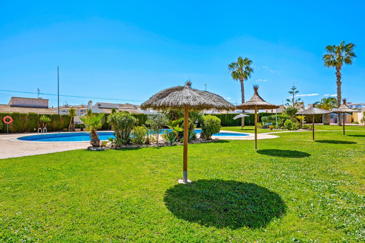 Terrace in bungalow for sale in Orihuela Costa