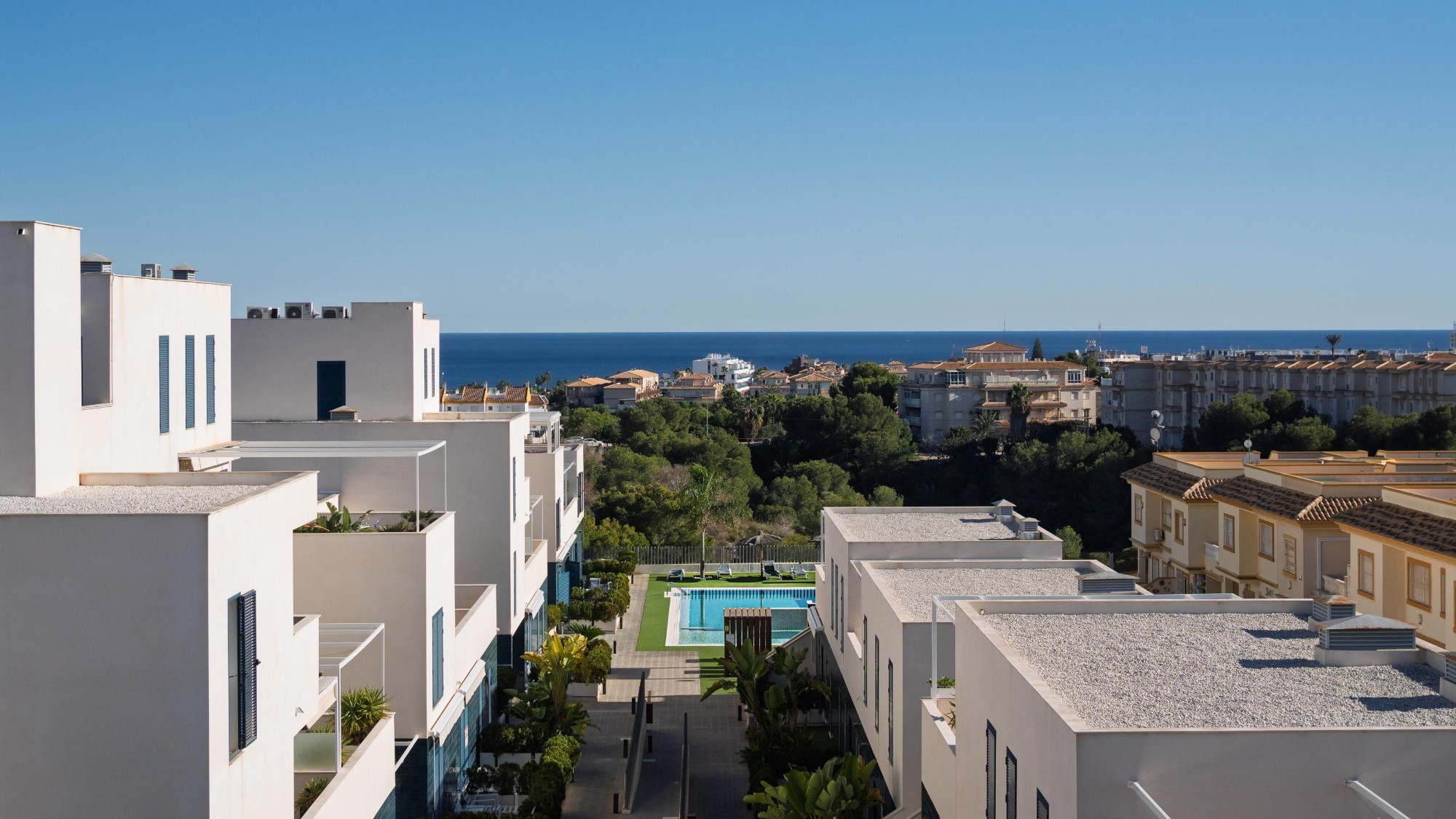 Pentaukštis su nuostabiu jūros vaizdu Playa Flamenca