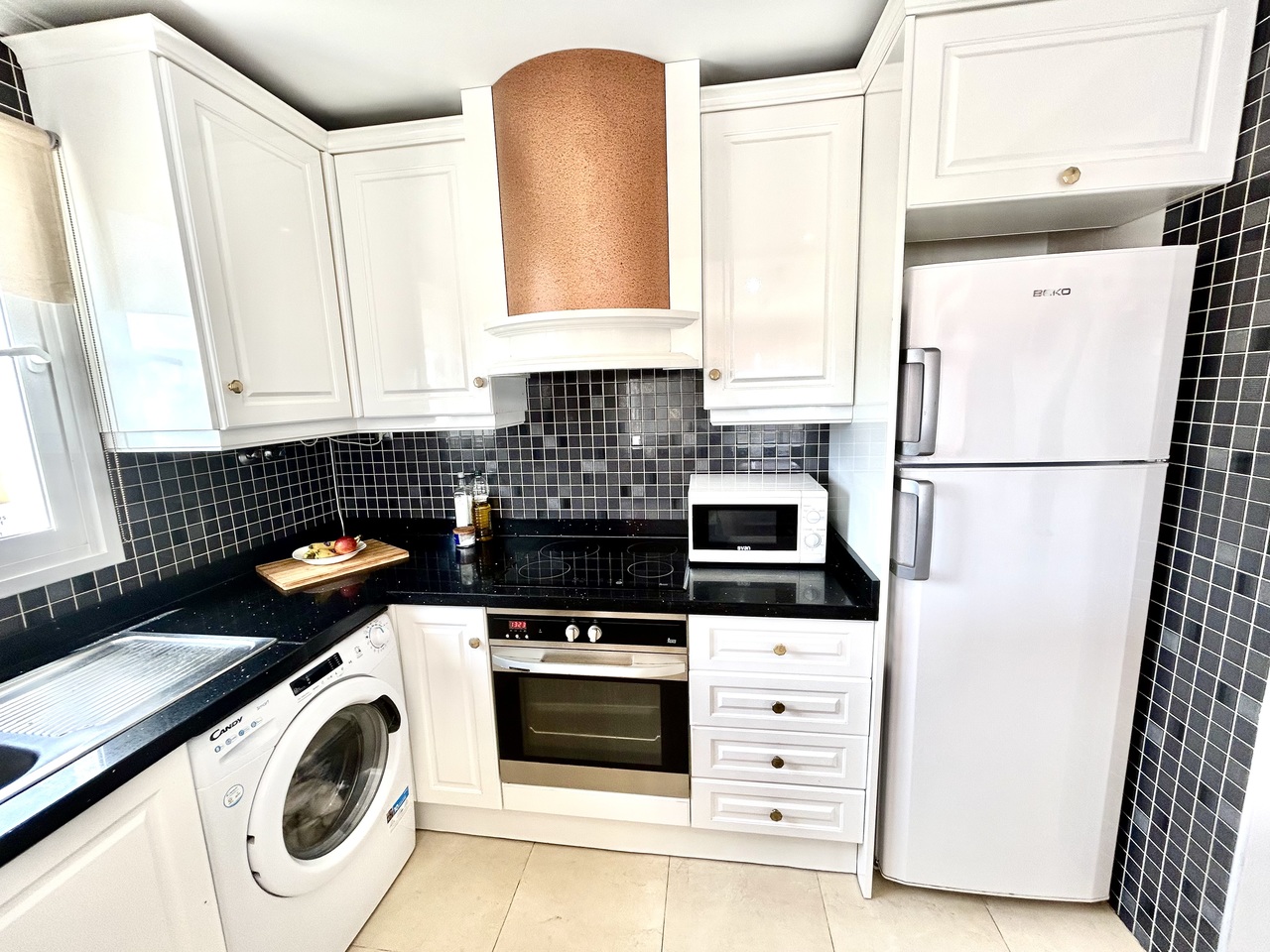 Pool area in apartment for sale in Villamartin