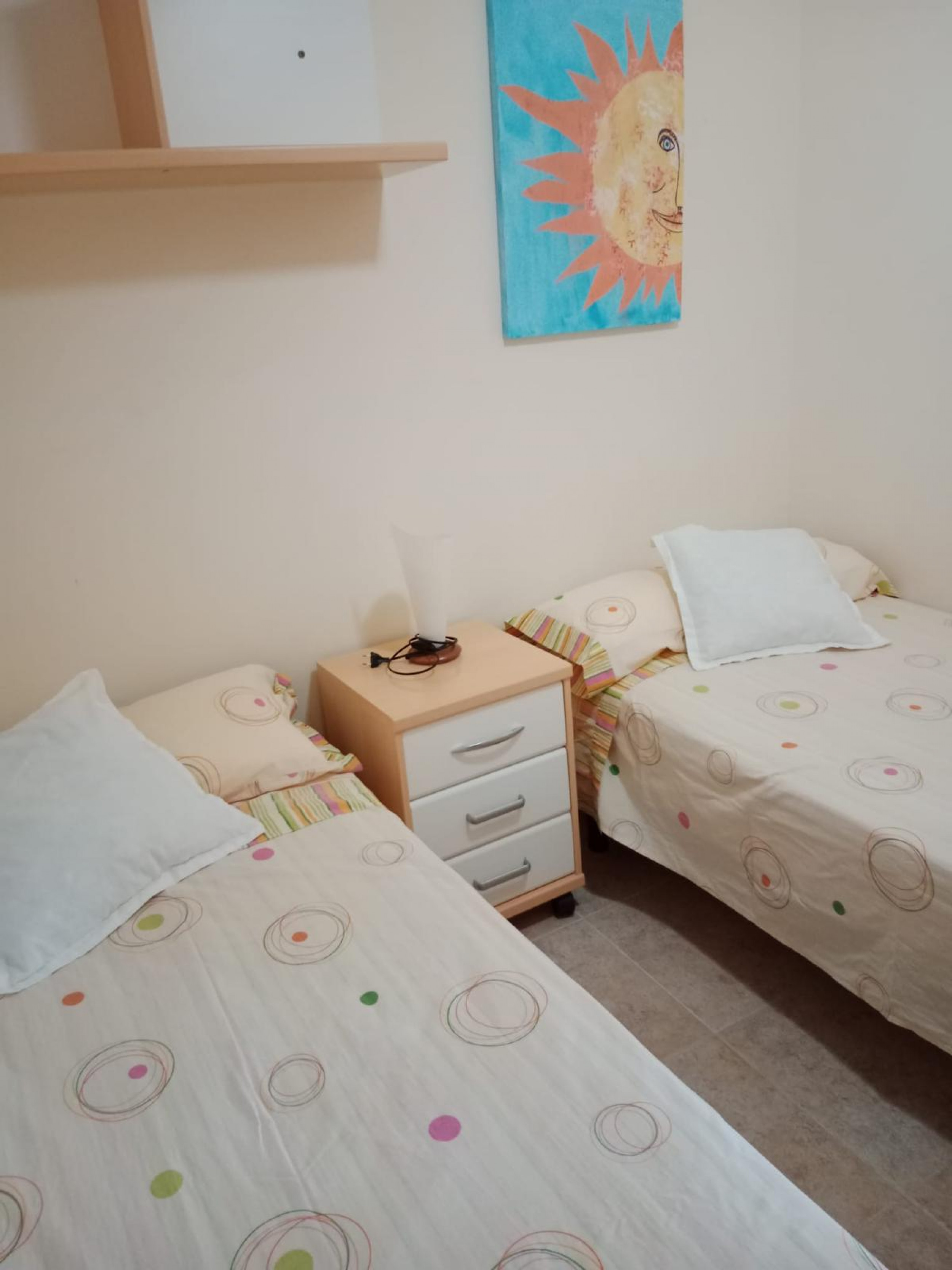 Master bedroom in apartment for sale in La Manga del Mar Menor