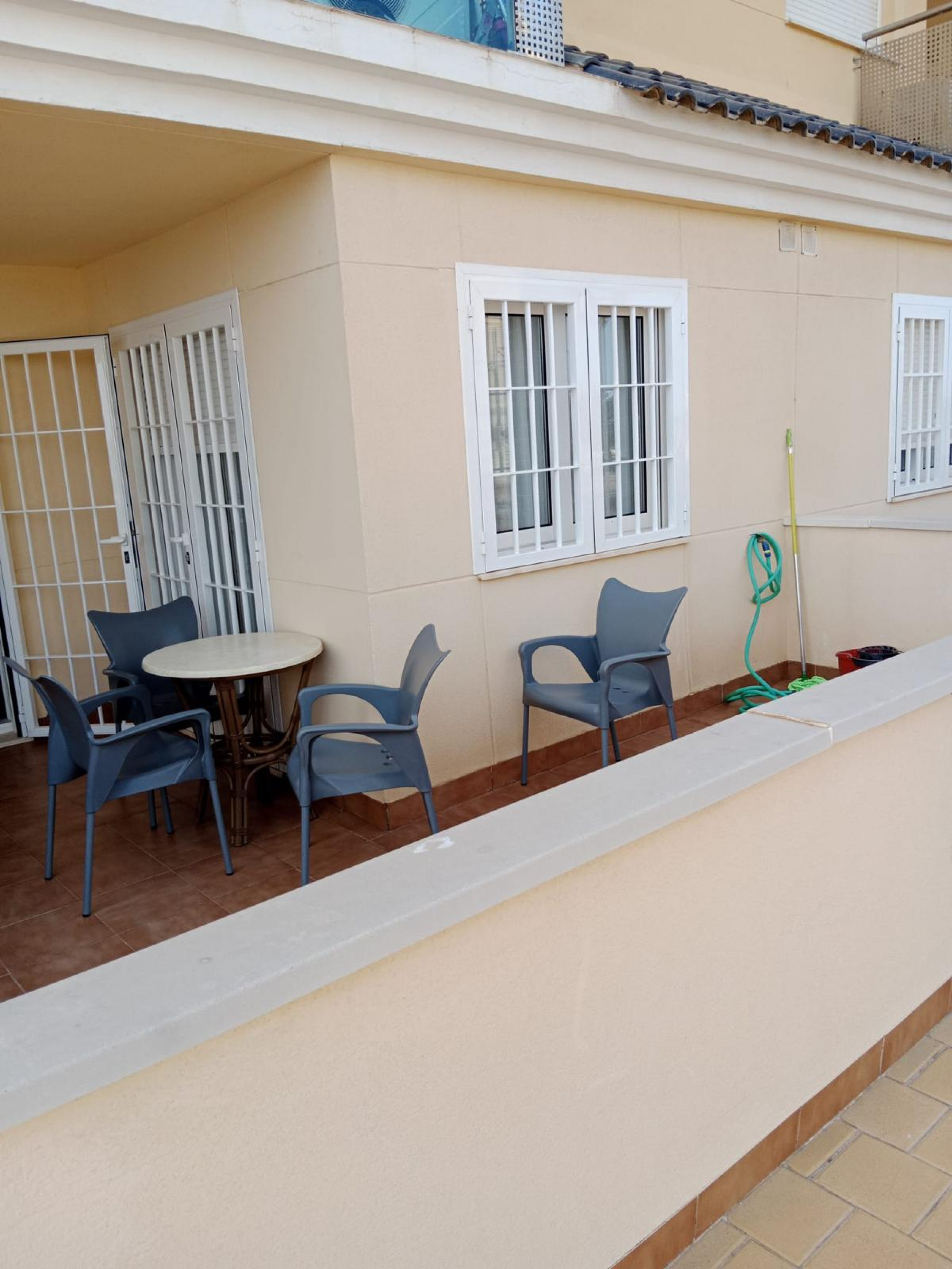 Pool area in apartment for sale in La Manga del Mar Menor