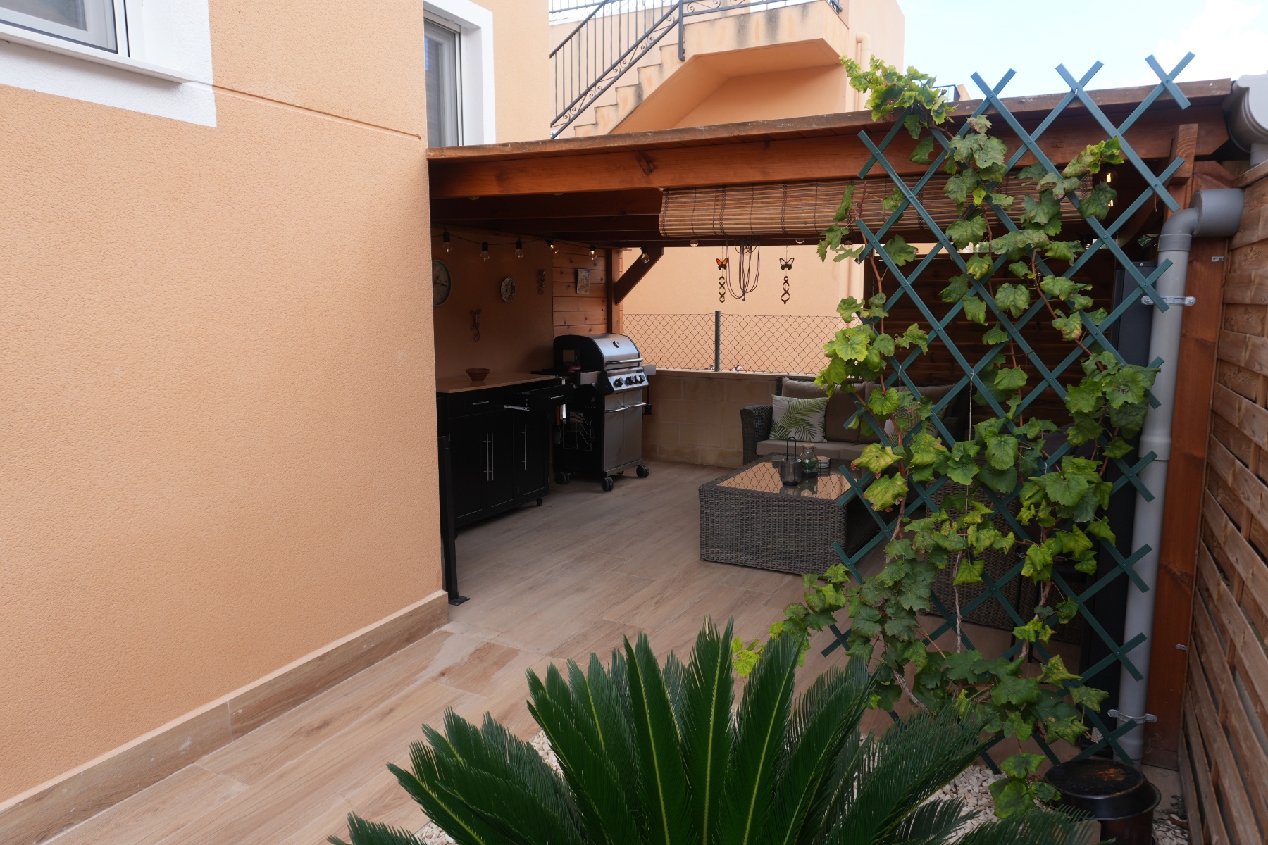 Pool area in villa for sale in La Romana