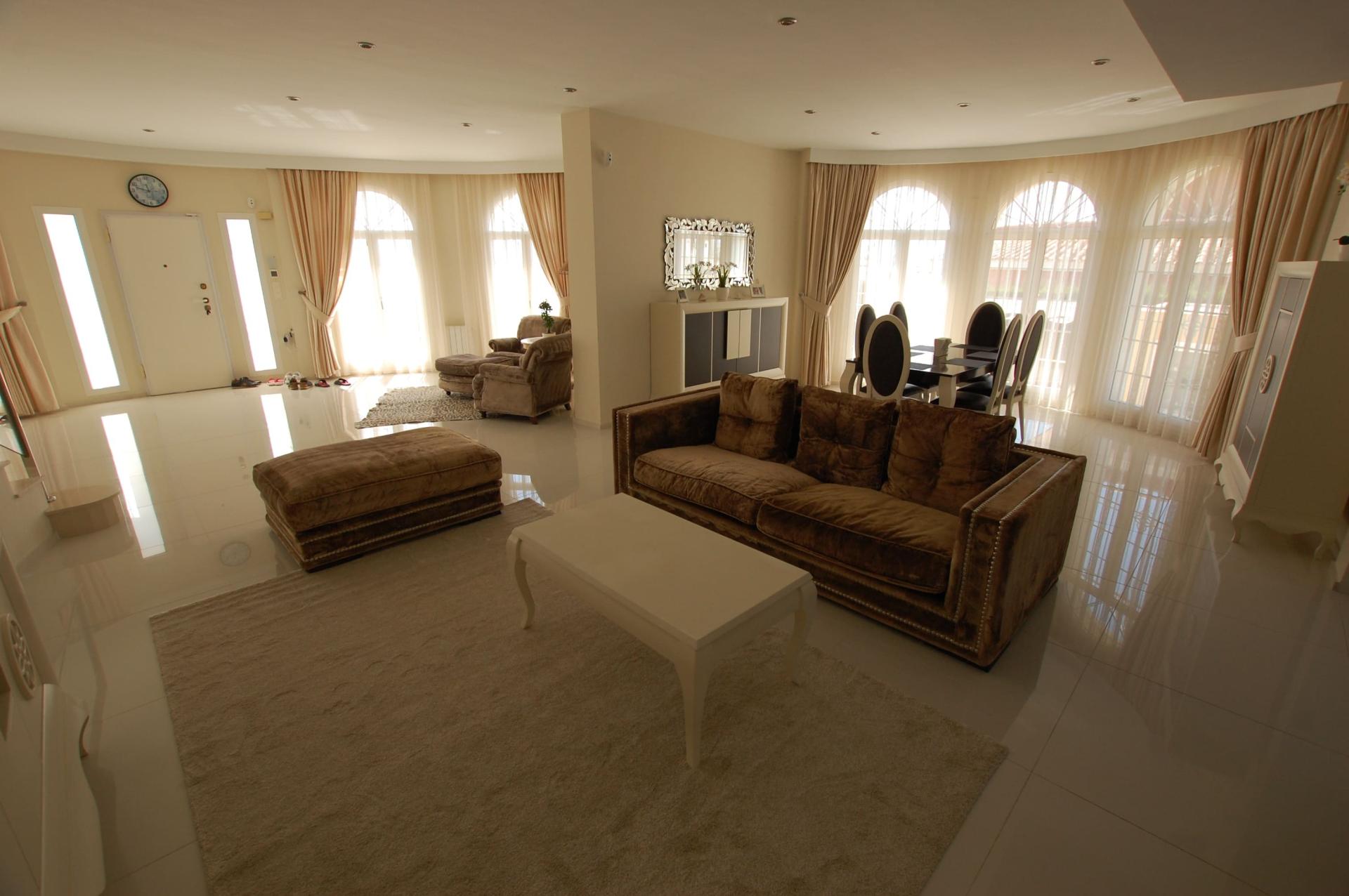Pool area in villa for sale in Ciudad Quesada