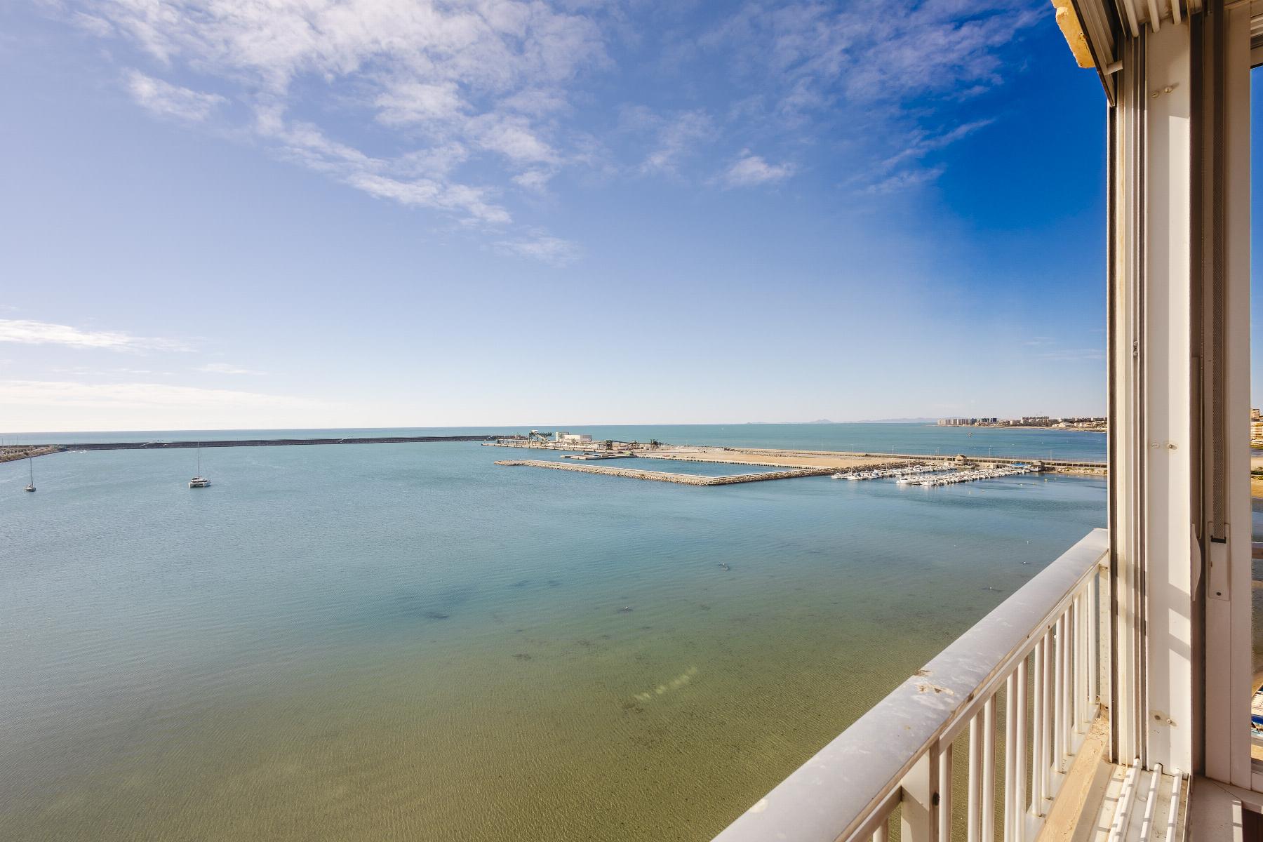 Pool area in apartment for sale in Torrevieja