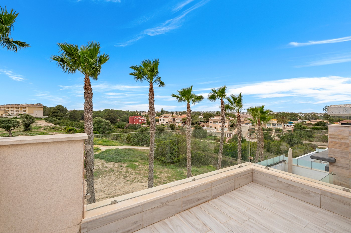 Terrace in villa for sale in Orihuela Costa