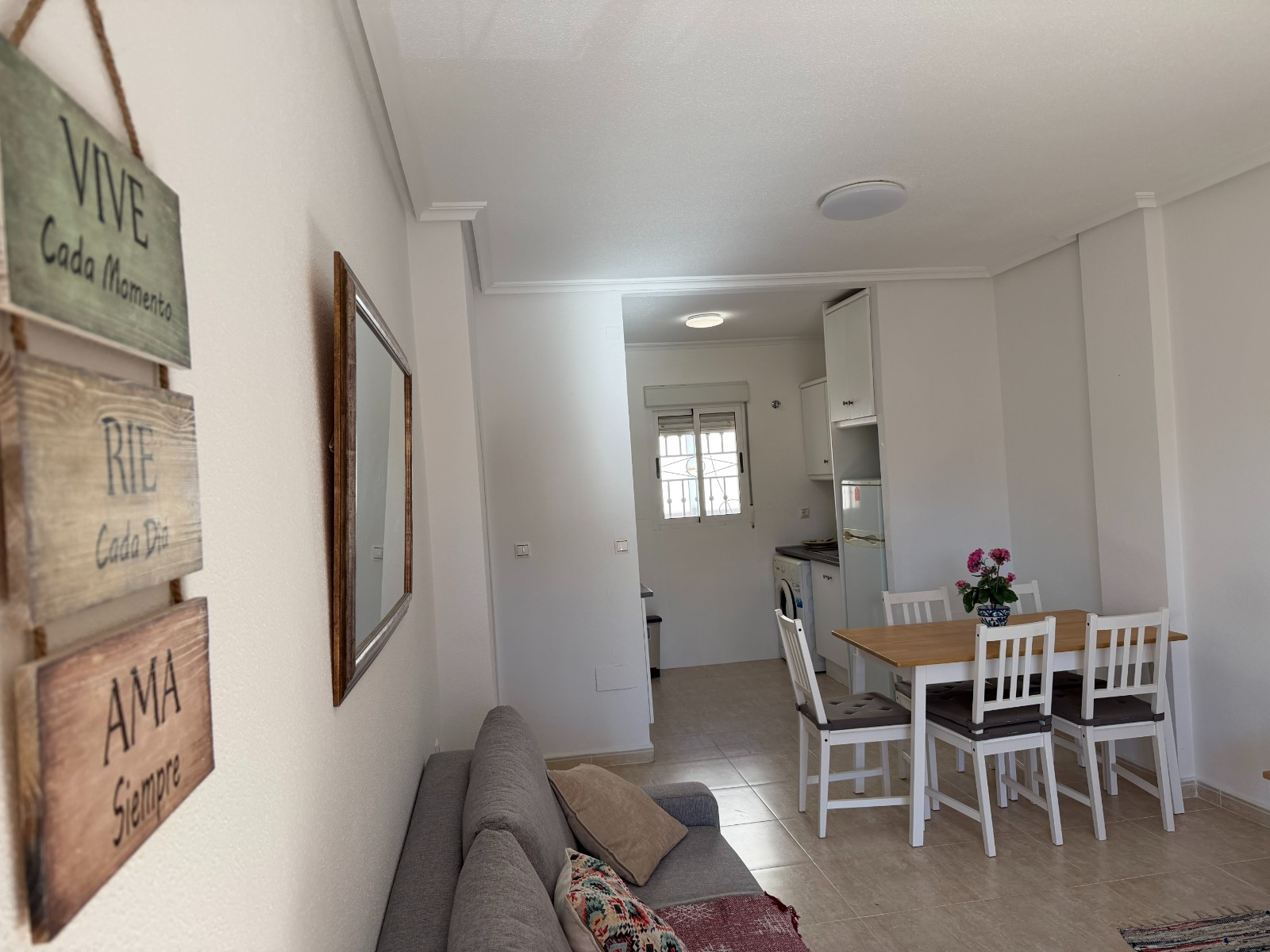 Garden in apartment for sale in Orihuela Costa