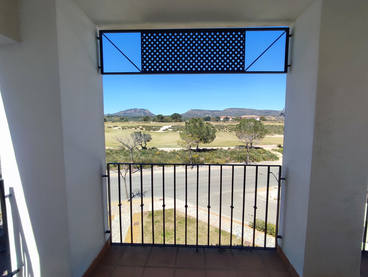 Master bedroom in apartment for sale in Hacienda Riquelme Golf Resort