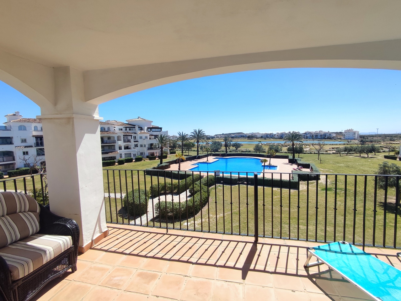 Dining area in apartment for sale in Hacienda Riquelme Golf Resort