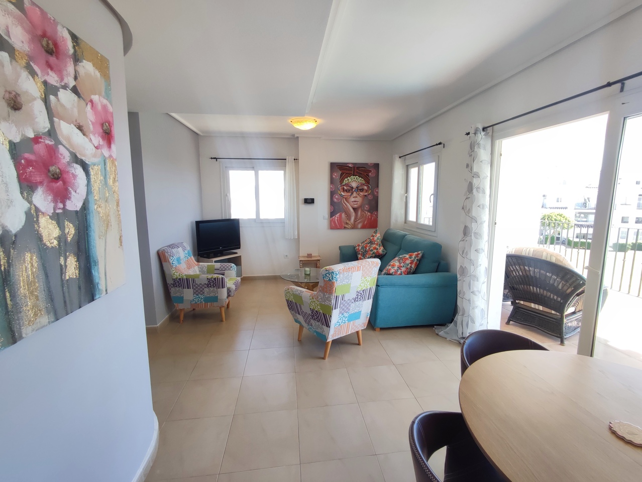 Pool area in apartment for sale in Hacienda Riquelme Golf Resort