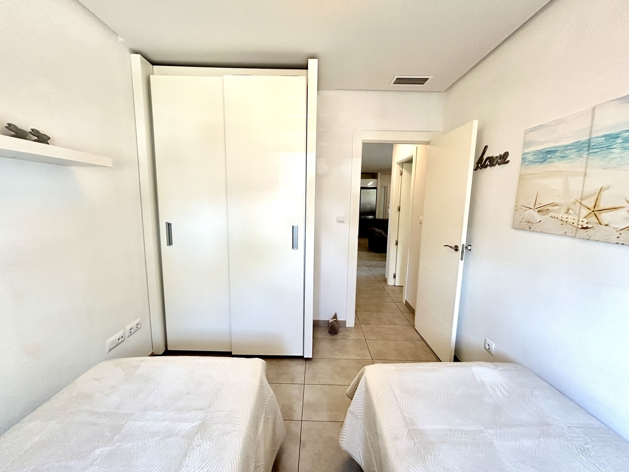 Pool area in apartment for sale in Los Dolses