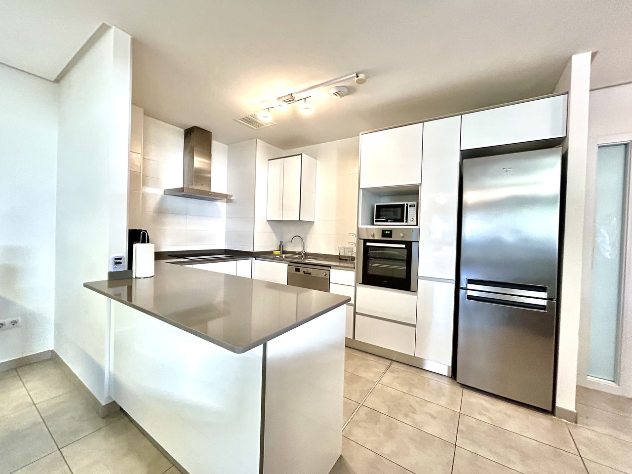 Pool area in apartment for sale in Los Dolses