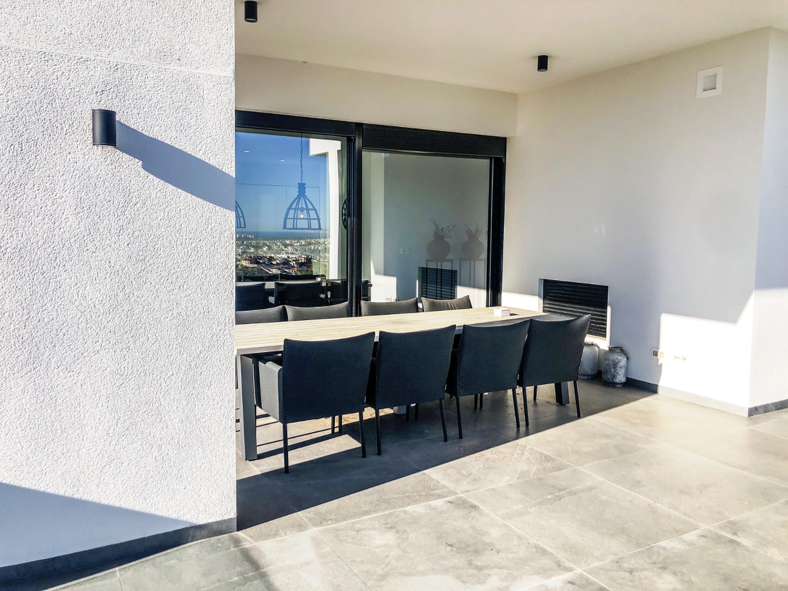 Pool area in villa for sale in Ciudad Quesada