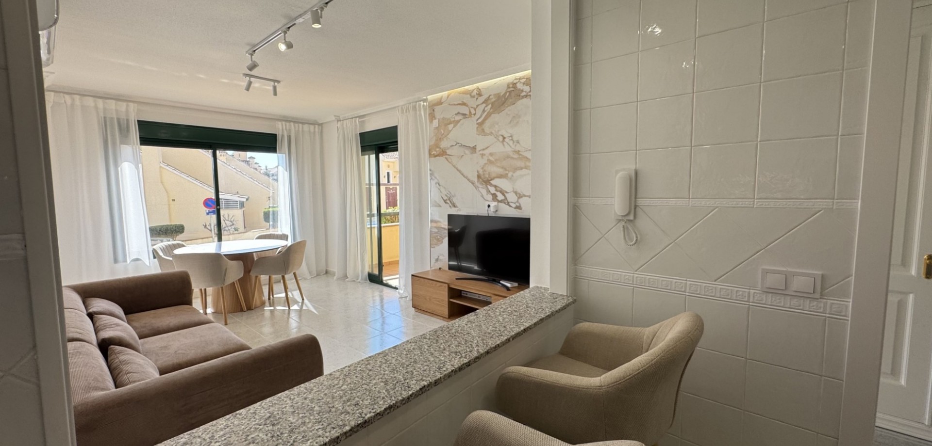 Terrace in apartment for sale in Orihuela Costa