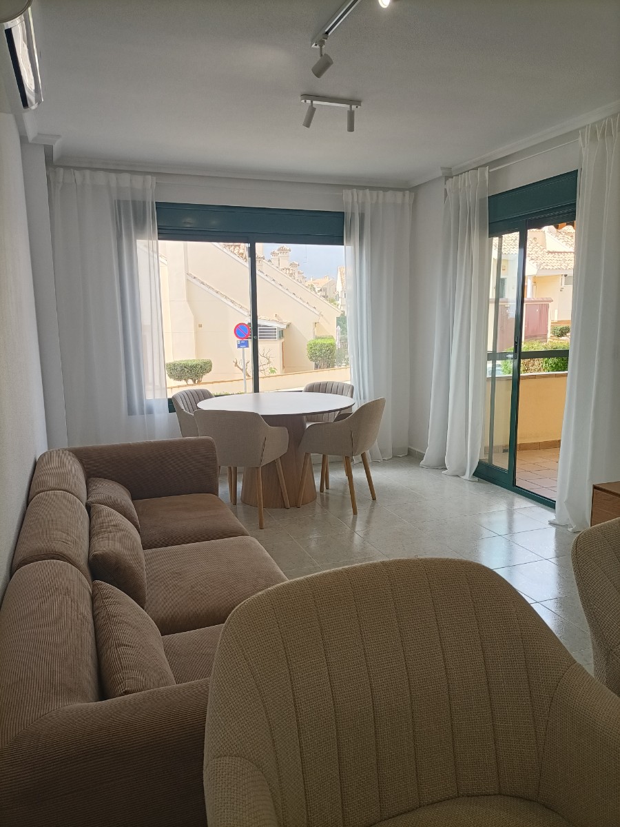 Pool area in apartment for sale in Orihuela Costa