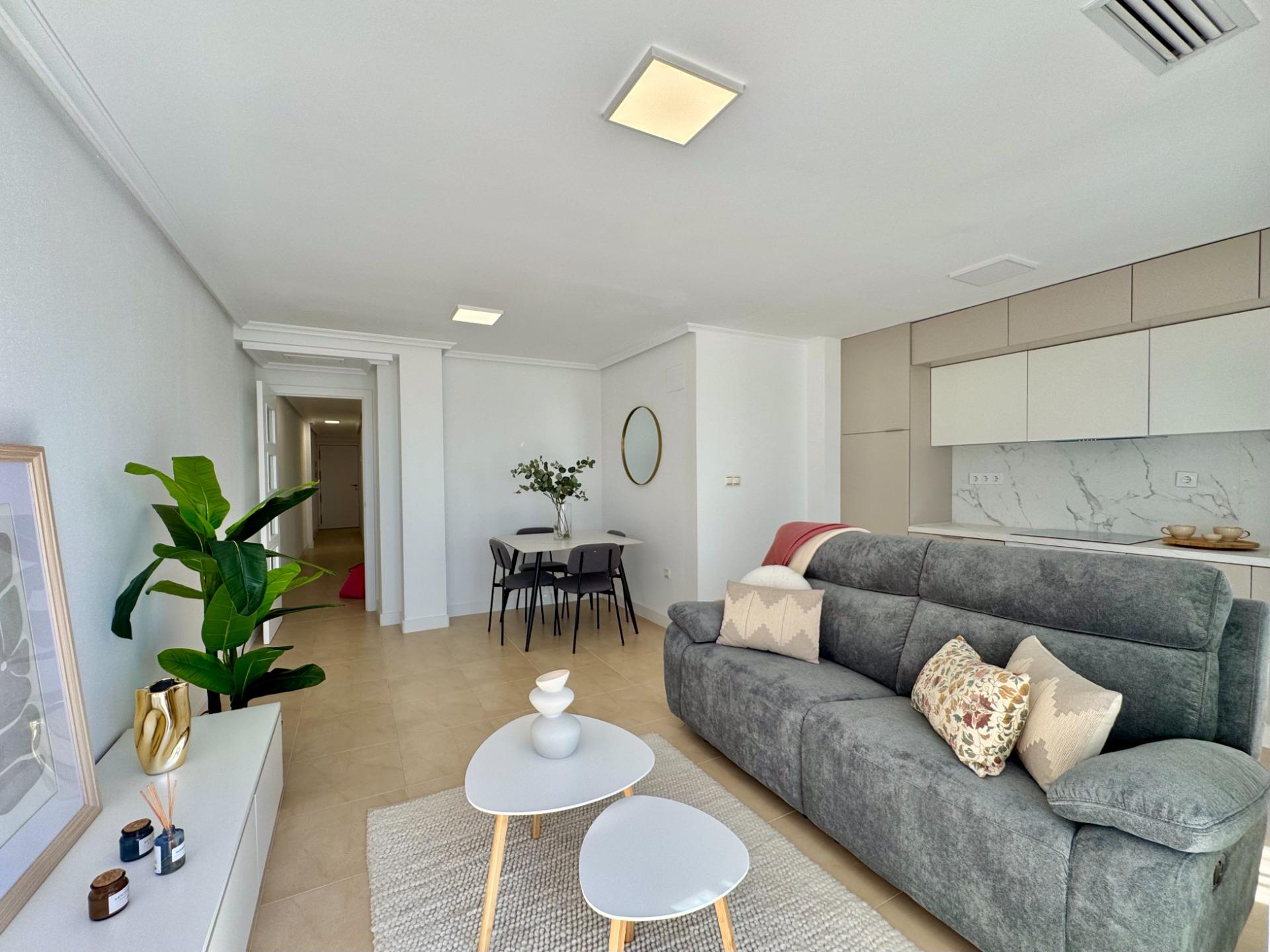 Pool area in apartment for sale in Torrevieja