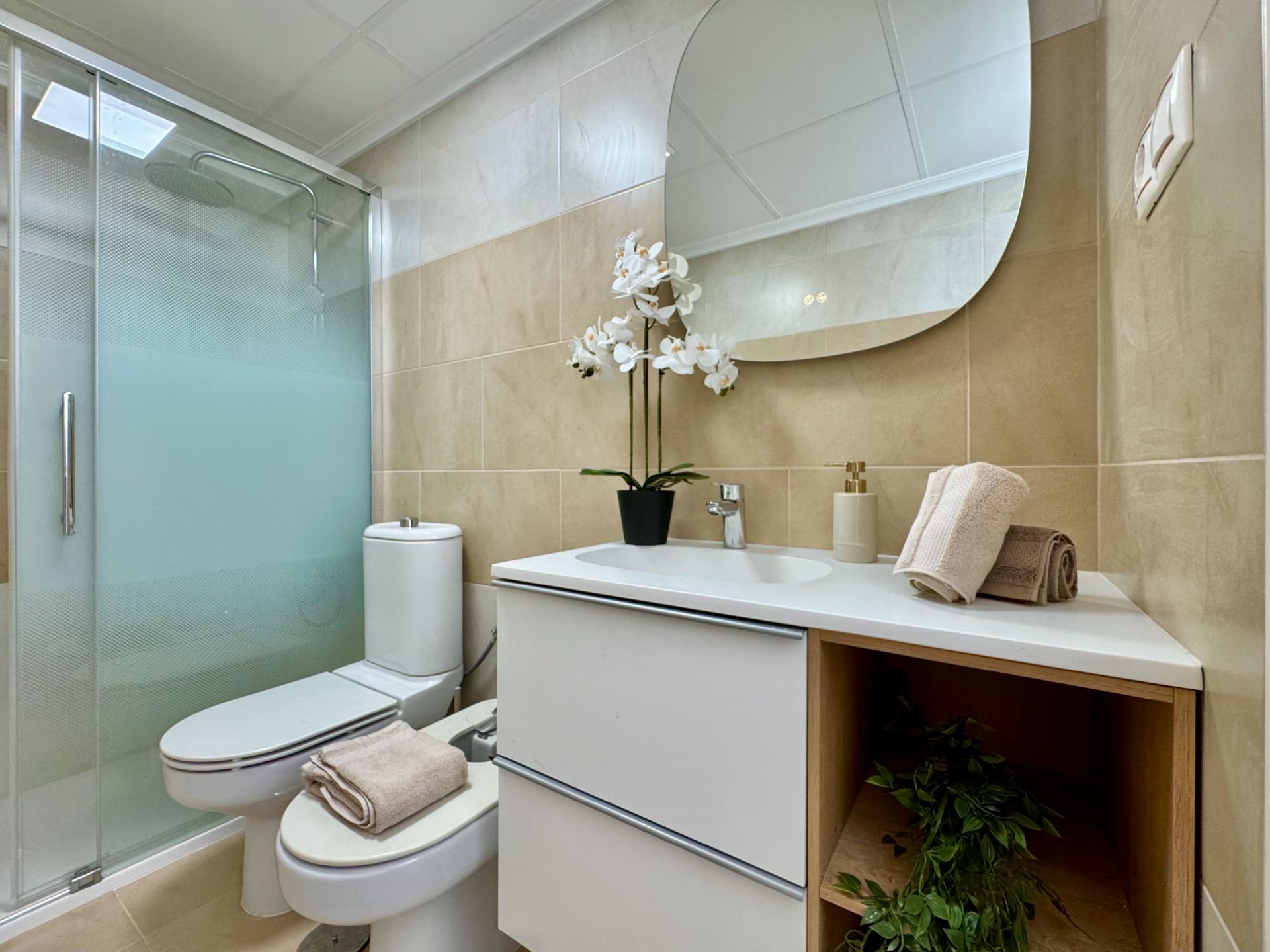 Garden in apartment for sale in Torrevieja