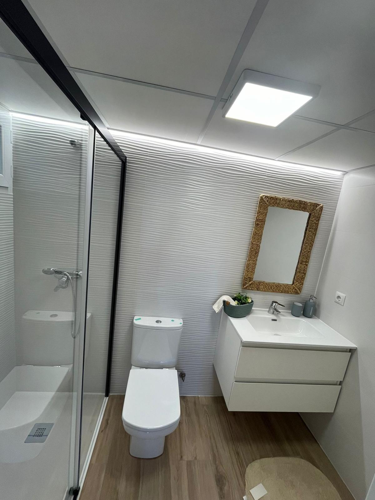 Bathroom in apartment for sale in Torrevieja