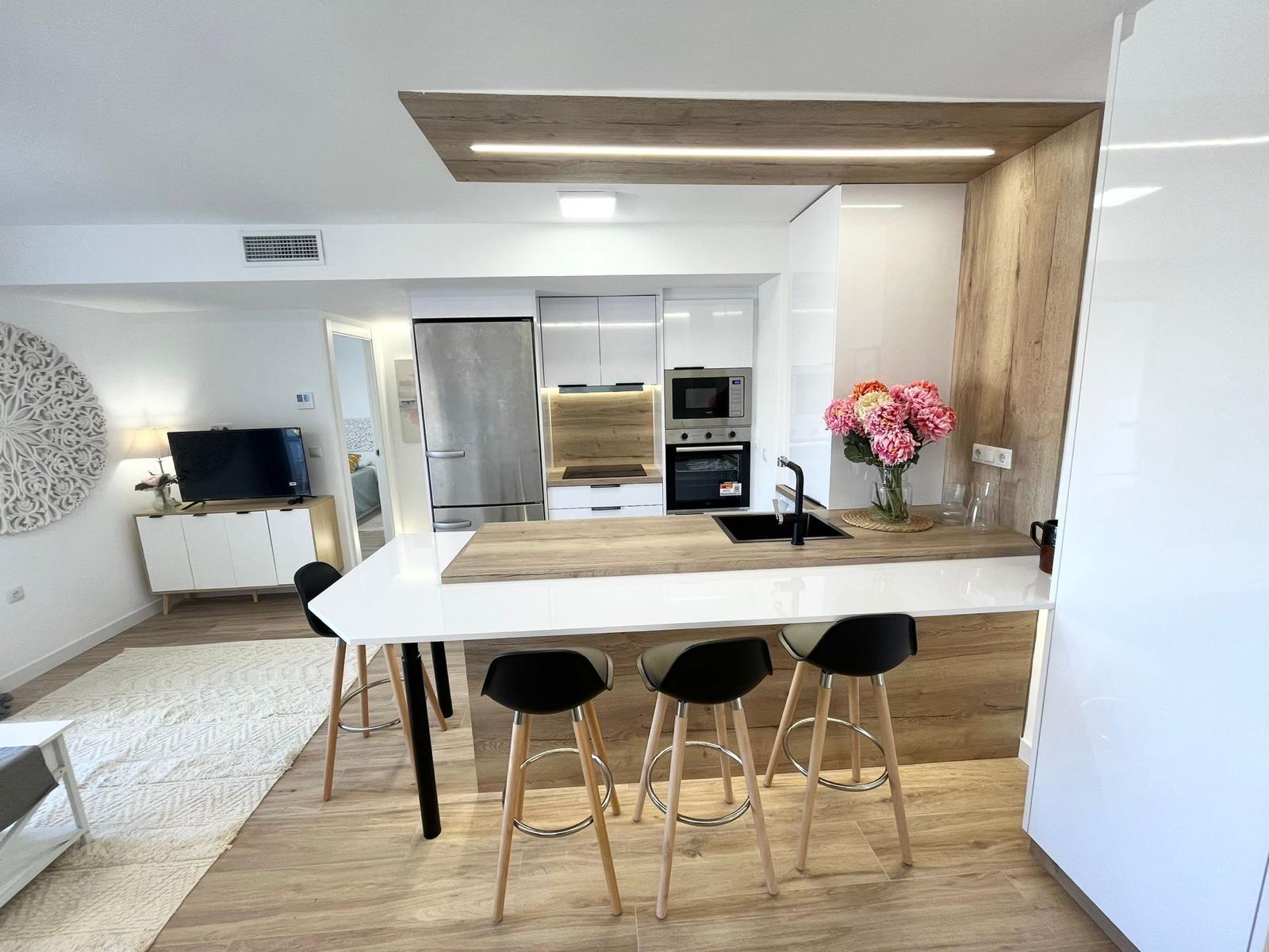 Pool area in apartment for sale in Torrevieja
