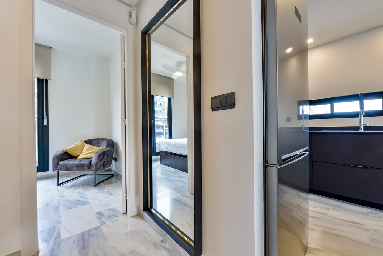 Master bedroom in apartment for sale in Villajoyosa
