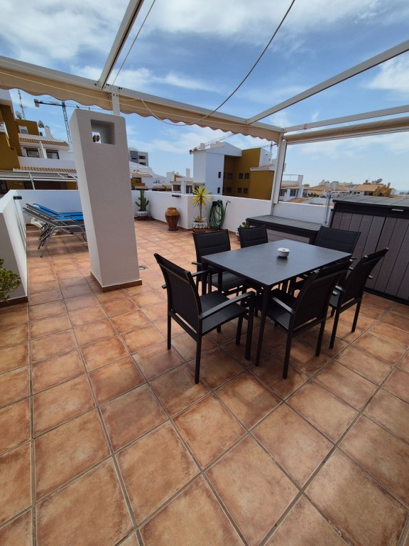 Pool area in apartment for sale in Punta Prima