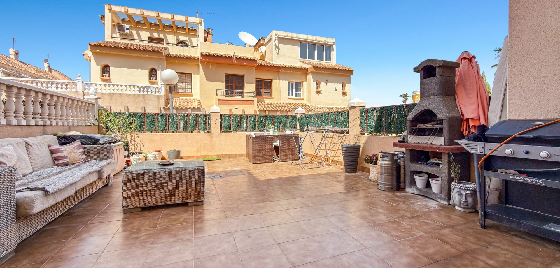 Exterior view in terraced for sale in Orihuela Costa