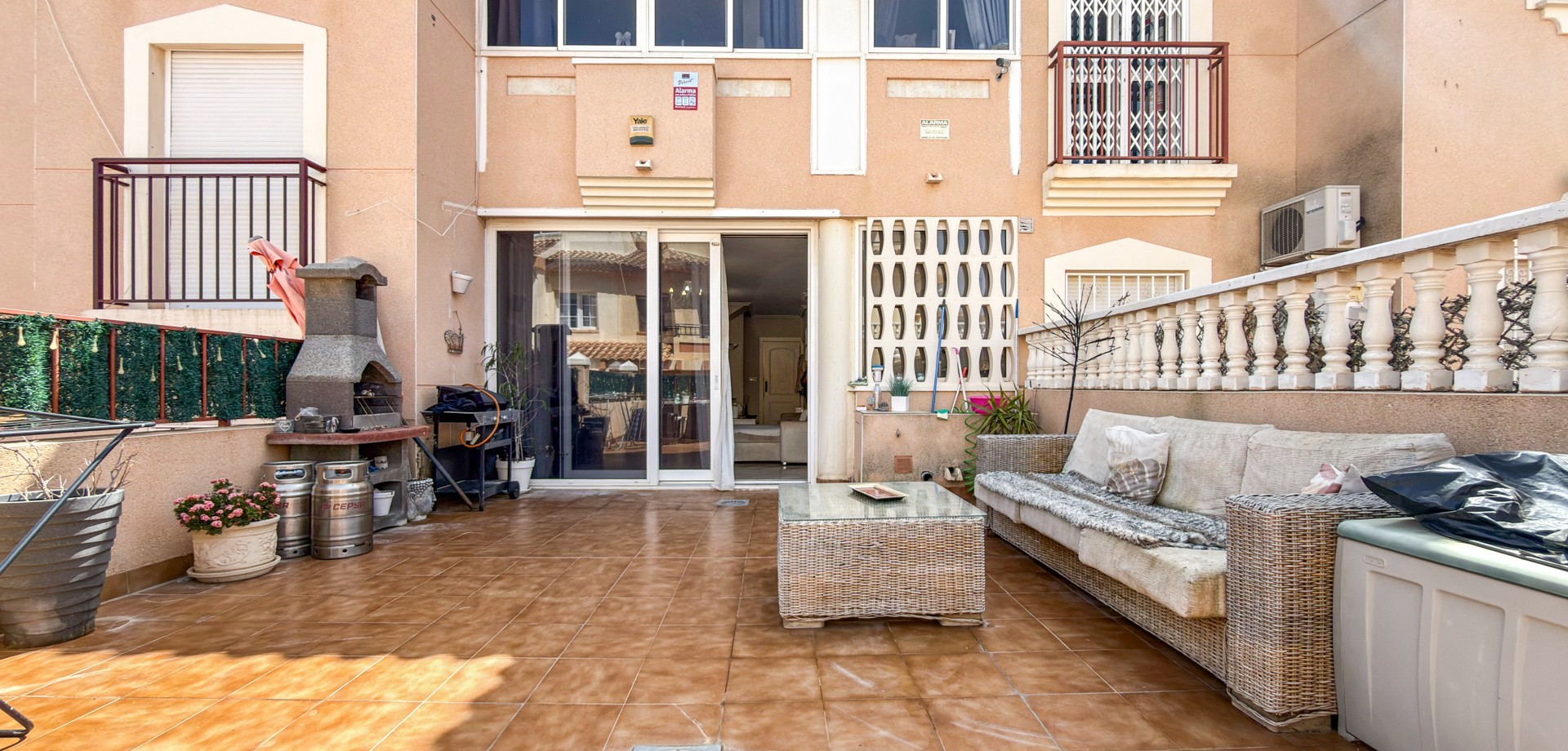Master bedroom in terraced for sale in Orihuela Costa
