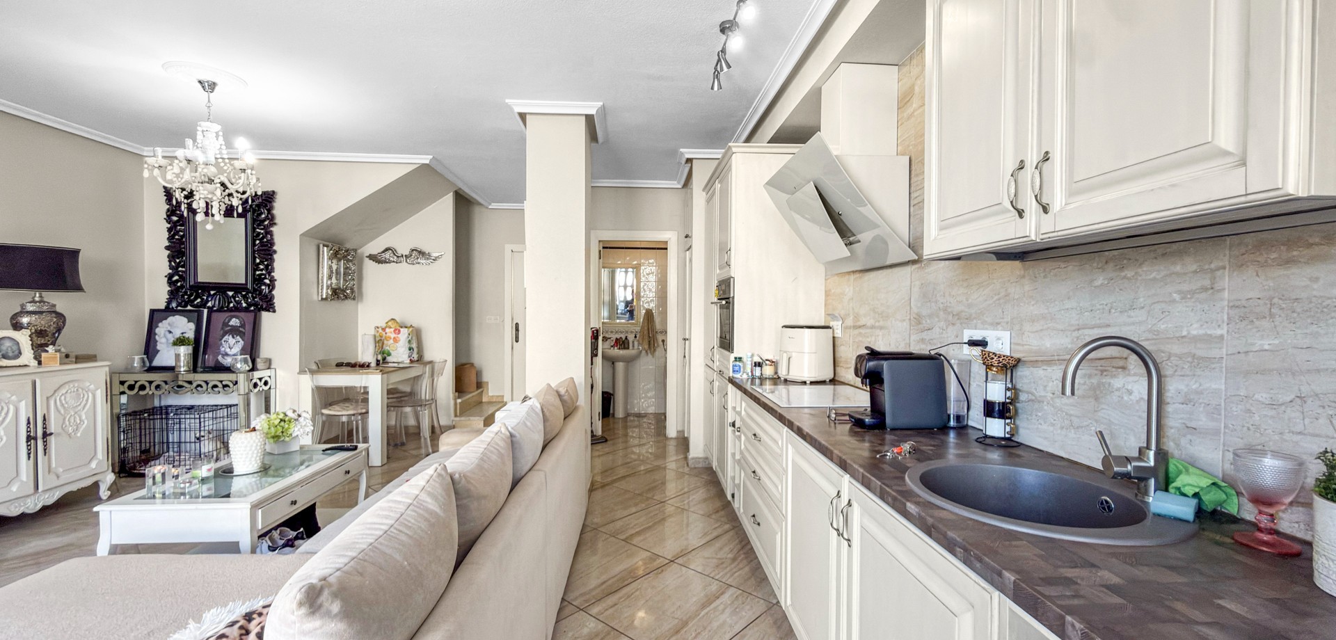 Pool area in terraced for sale in Orihuela Costa
