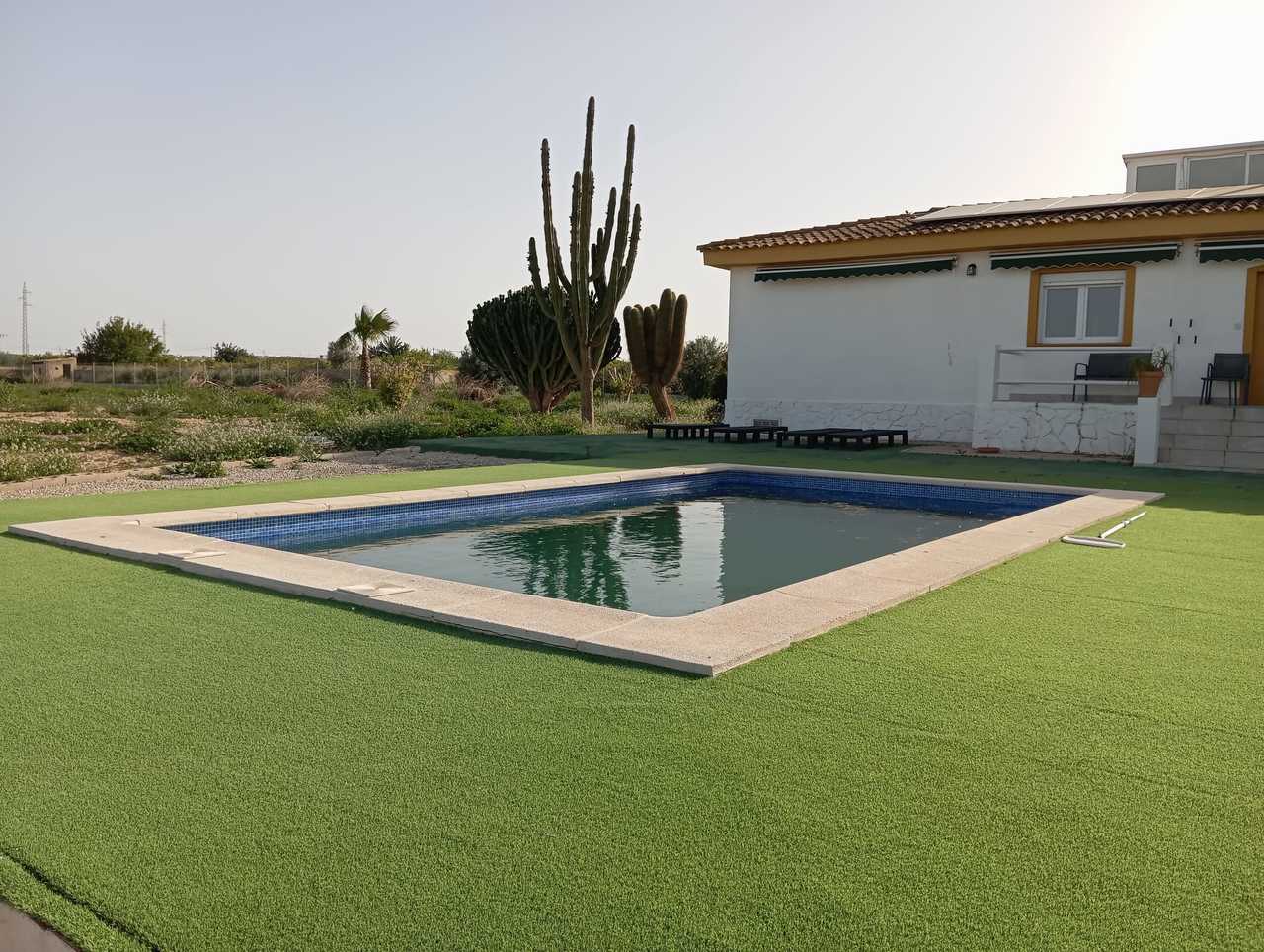 Living room in villa for sale in San Miguel de Salinas