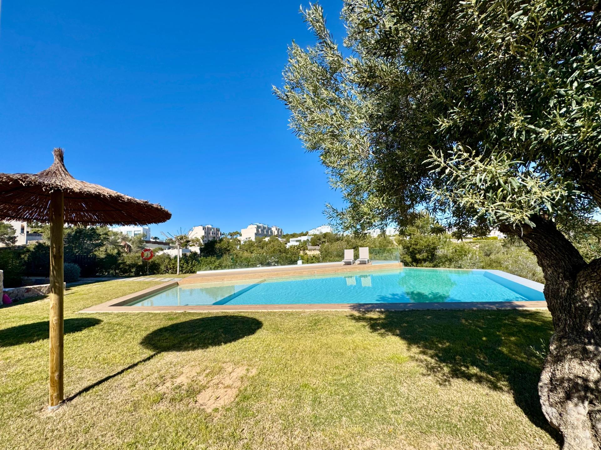 Pool area in apartment for sale in Orihuela